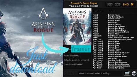 assassin's creed rogue trainer